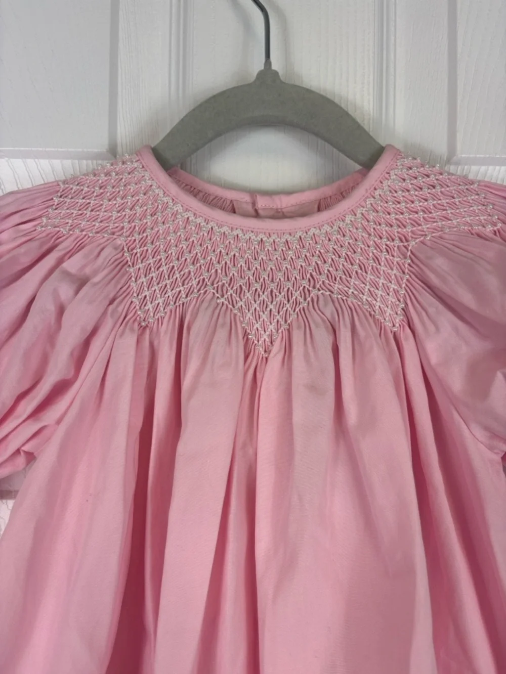 NWT Mom & Me pink smocked dress sz 18 months